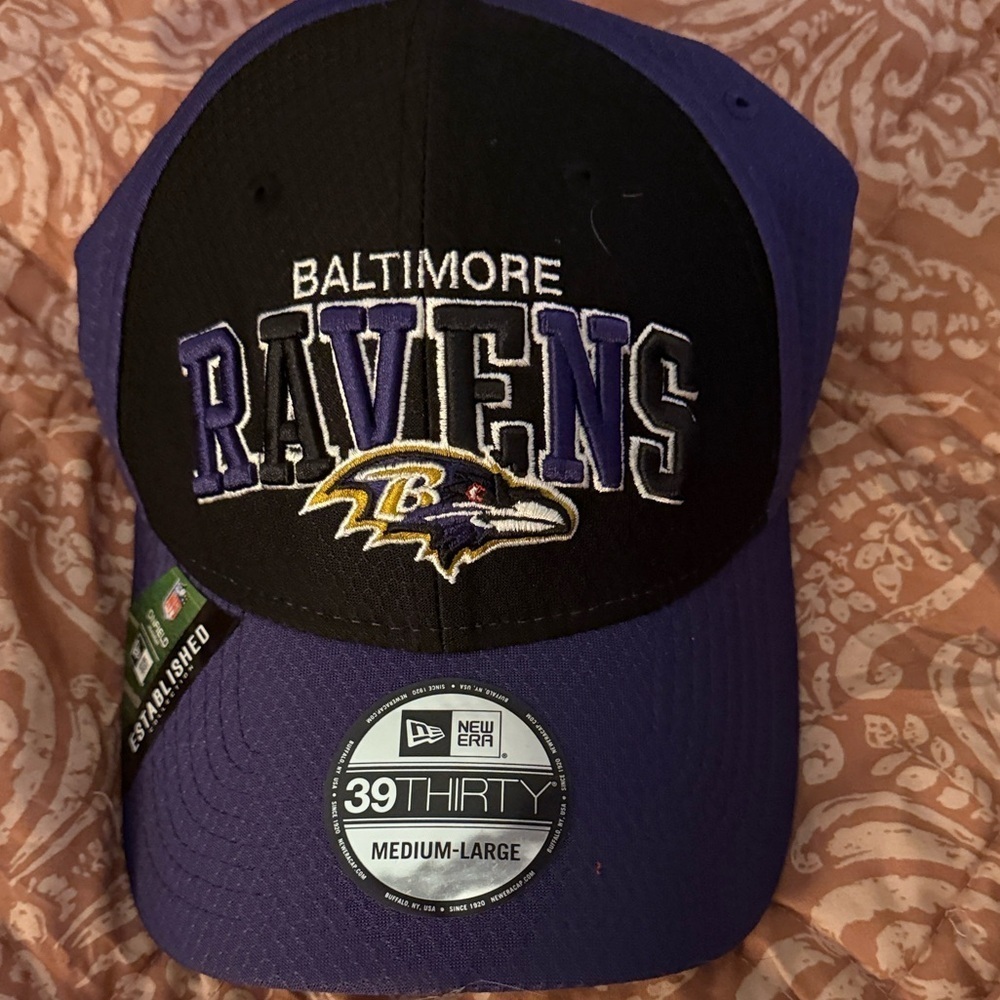 New Era Black and Purple Baltimore Ravens Hat